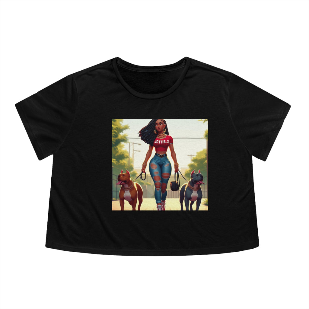 Women's Flowy Cropped Tee