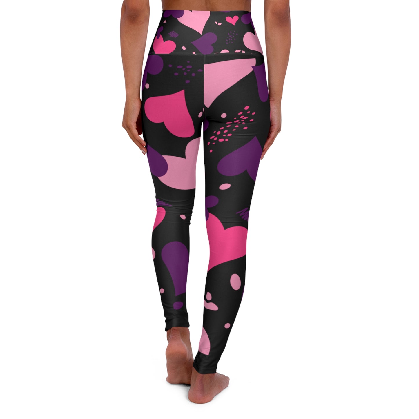 High Waisted Yoga Leggings (AOP)